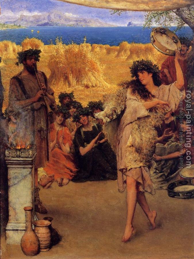 Sir Lawrence Alma-Tadema : Harvest Festival Sir Lawrence Alma-Tadema : Harvest Festival